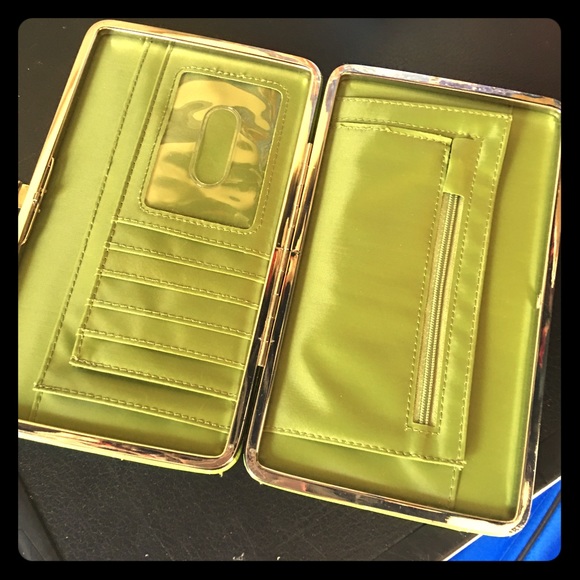 kristine Handbags - KRISTINE lime green snap hard wallet kristine Handbags - KRISTINE lime green snap hard wallet
